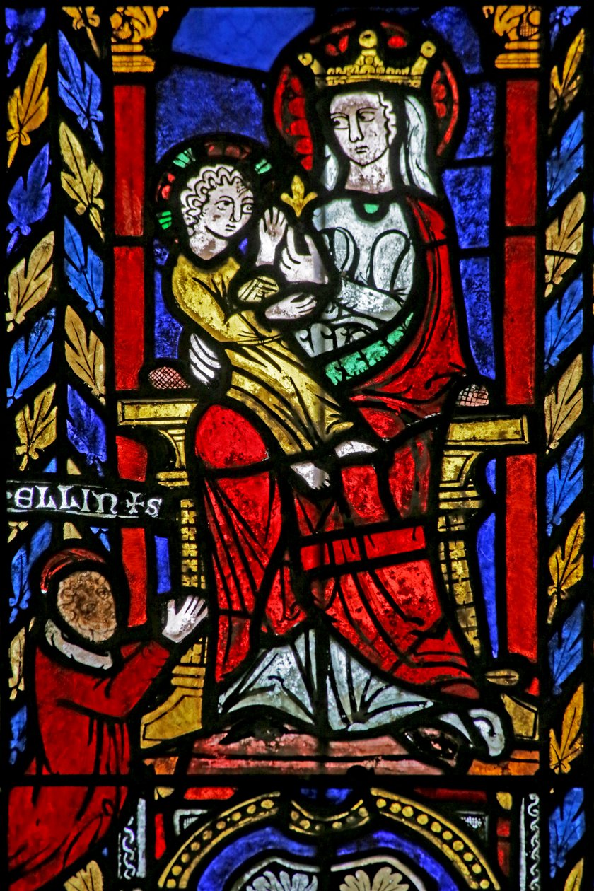 Fönster från Johannes Döparens kyrka, ca 1275 av French School