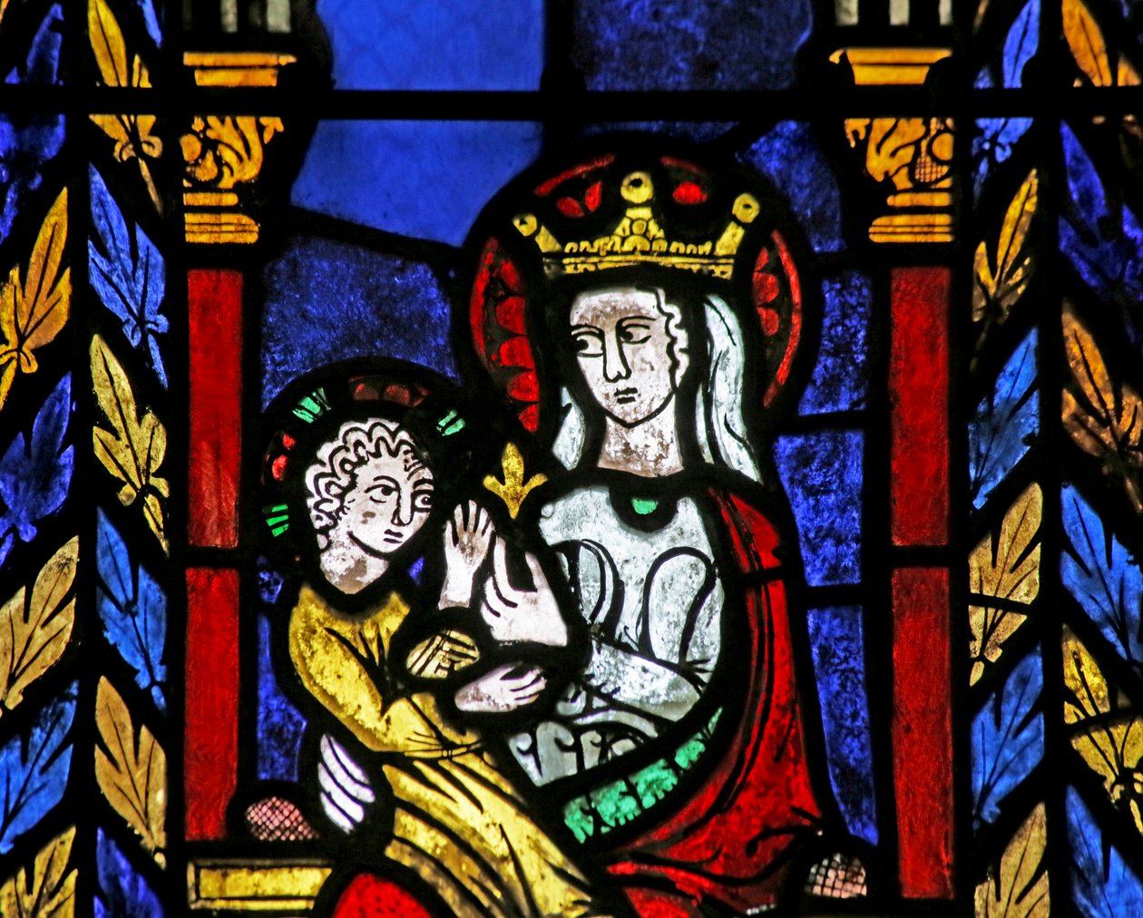 Fönster från Johannes Döparens kyrka, c.1275 av French School