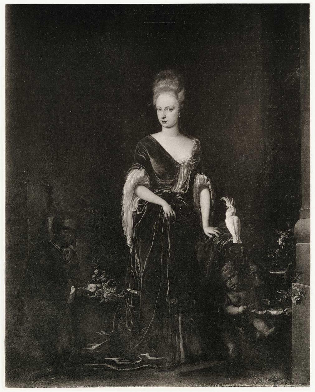 Elisabeth Charlotte, hertiginna av Orleans, 1884-90 (fototyp) av German School