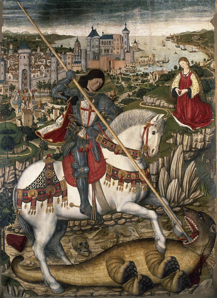 Pere Niçard, Sant Jordi (St. George), 1470 av Spanish School