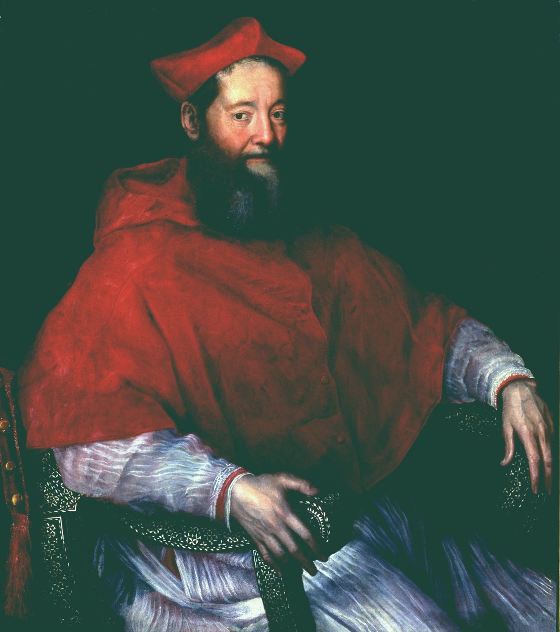 Porträtt av kardinal Girolamo Varali av Unknown