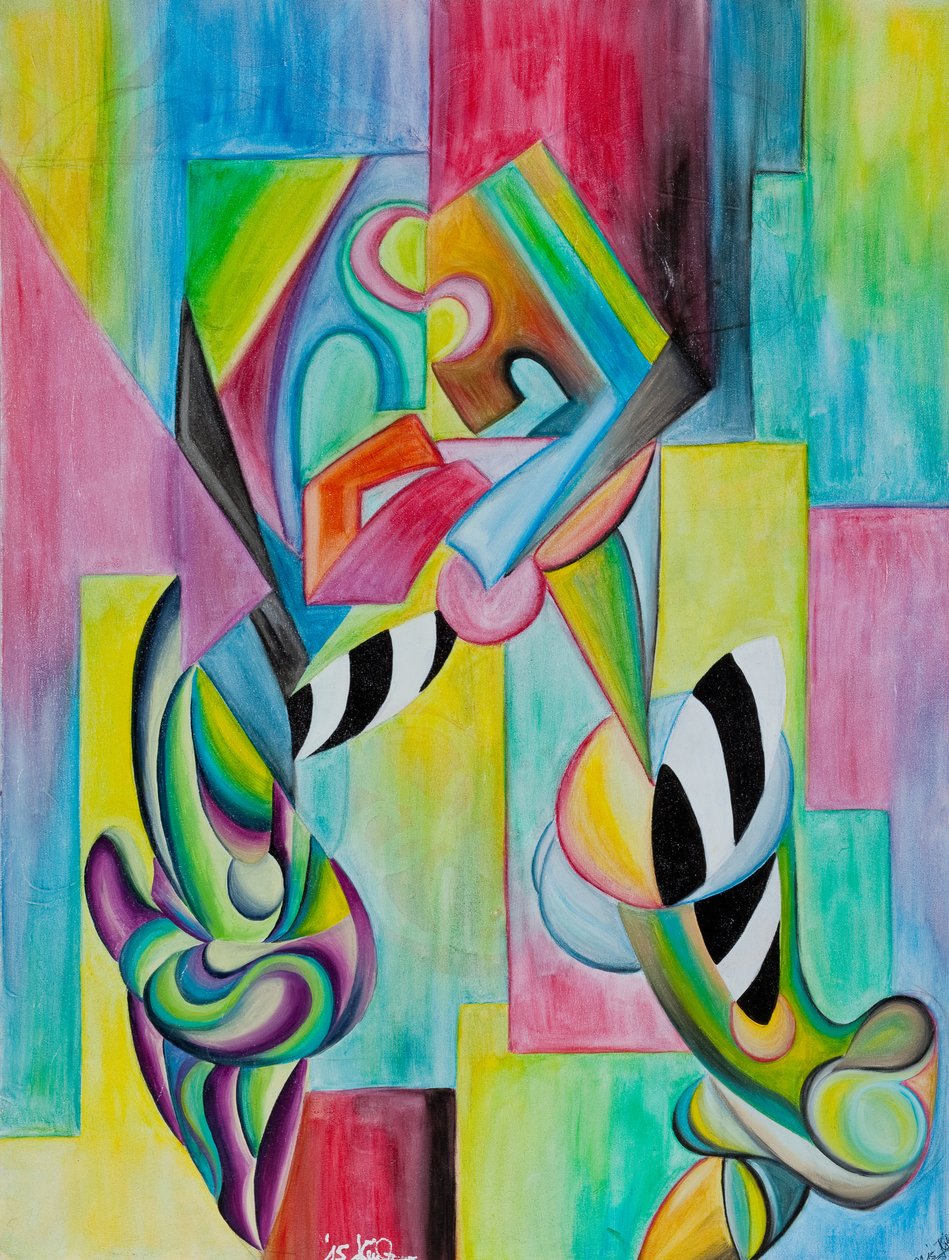 Lovers abstrakt av GilhausArt