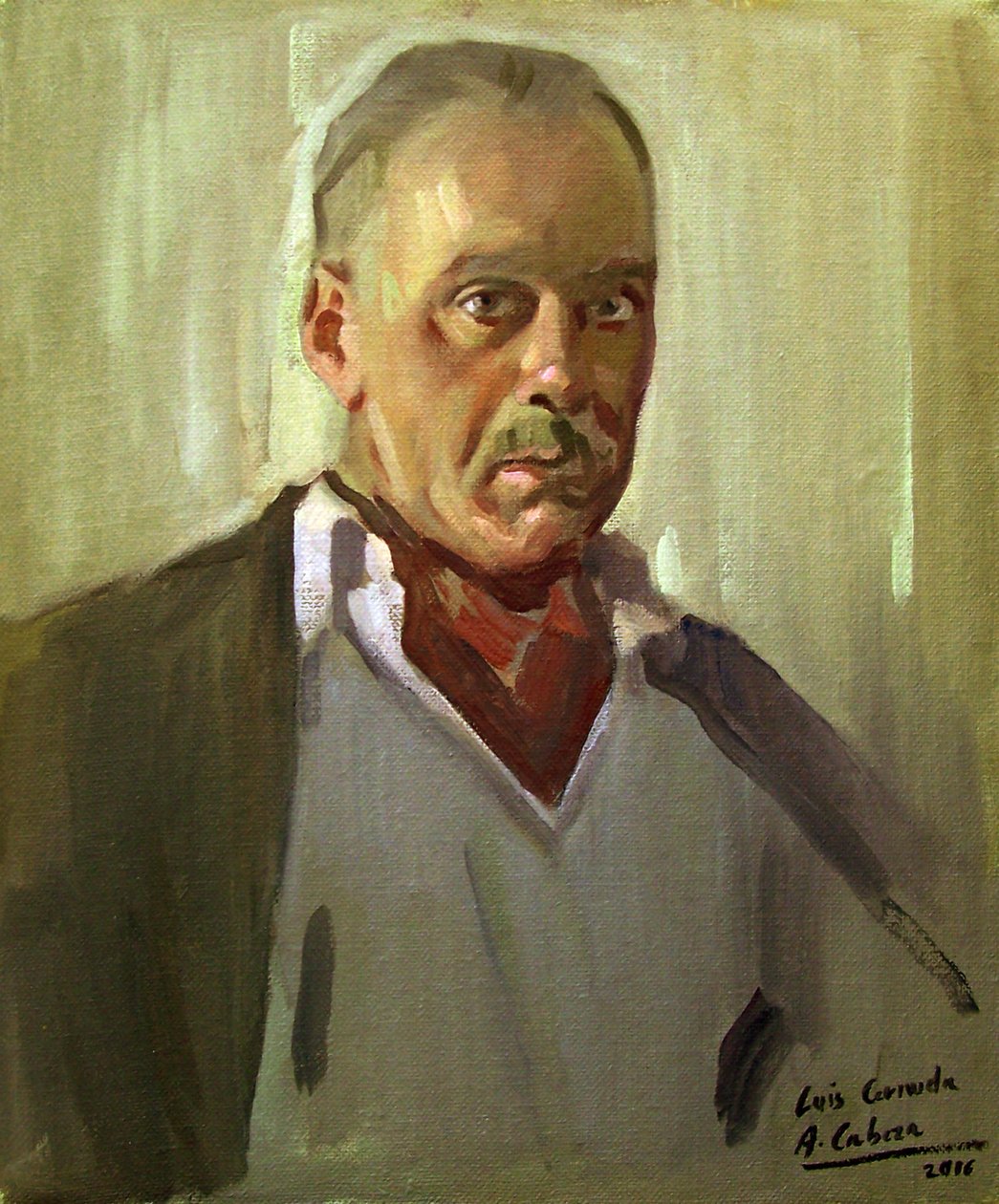 Porträtt av Luis Cernuda av Alejandro Cabeza