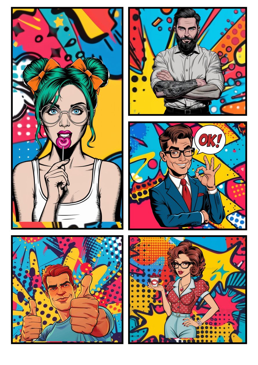 Popart serietidning "OK" av Mario Witt