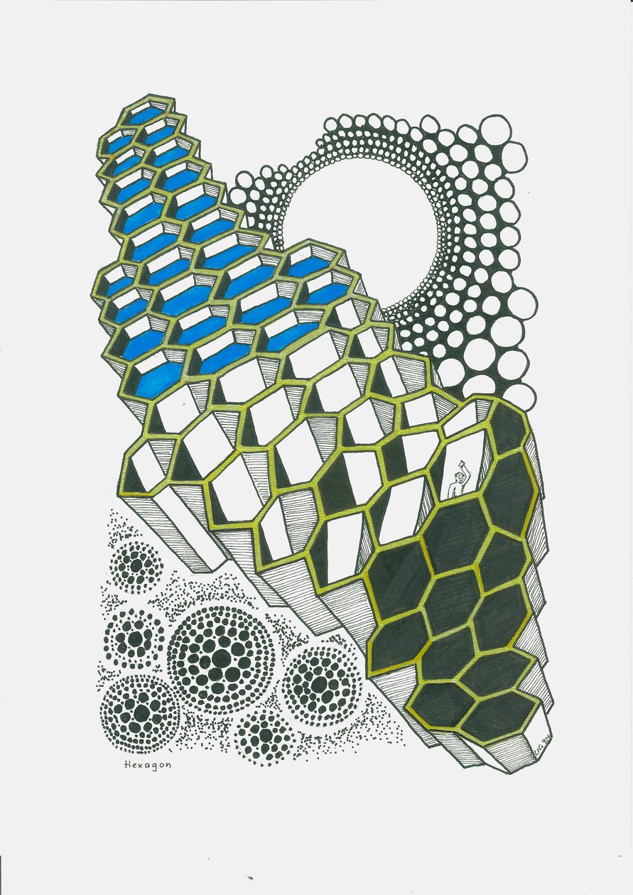Hexagon av Urs Grünenfelder