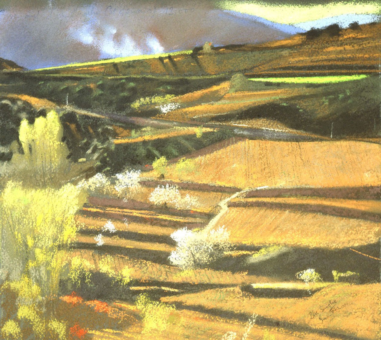 BlueSmoke 40x50 av Simon Fletcher