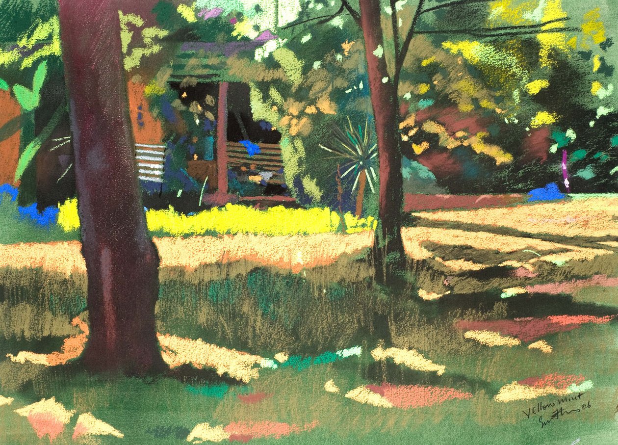 Gul mint 54x74 av Simon Fletcher