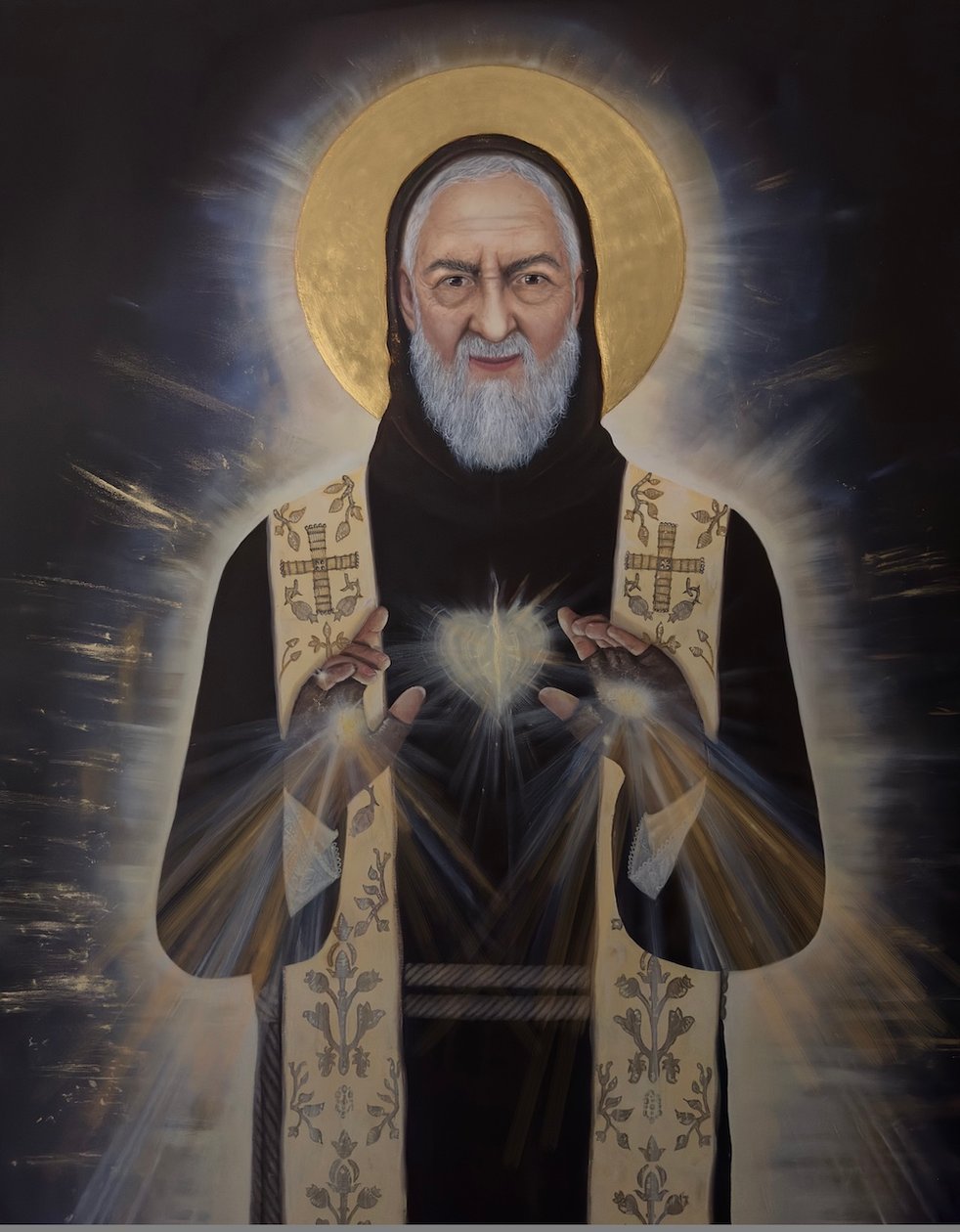 Padre Pio av Simone Amon