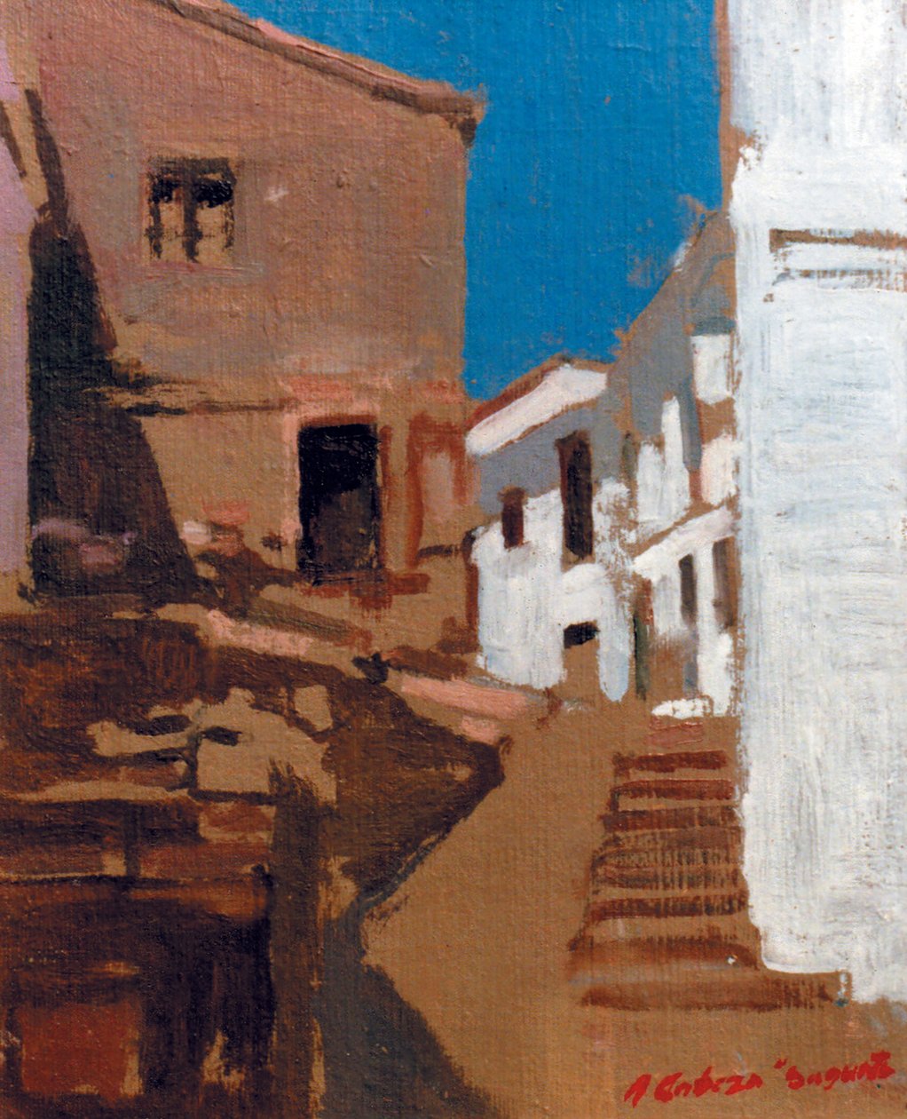 Pintura Valenciana - Calle de Sagunto av Alejandro Cabeza