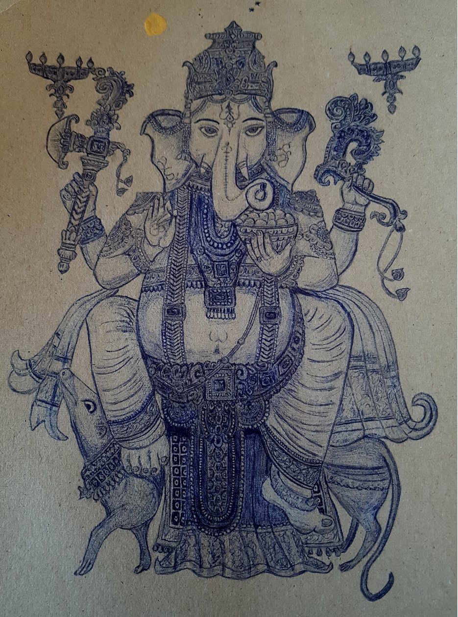Ganesha rider på Vahana. av Andy Schweigard