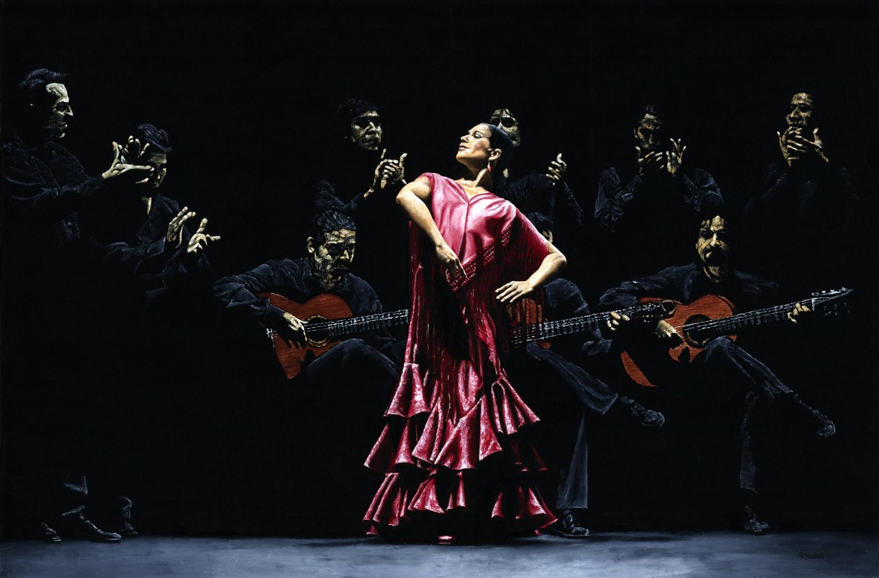 Stolt flamencodansare av Richard Young