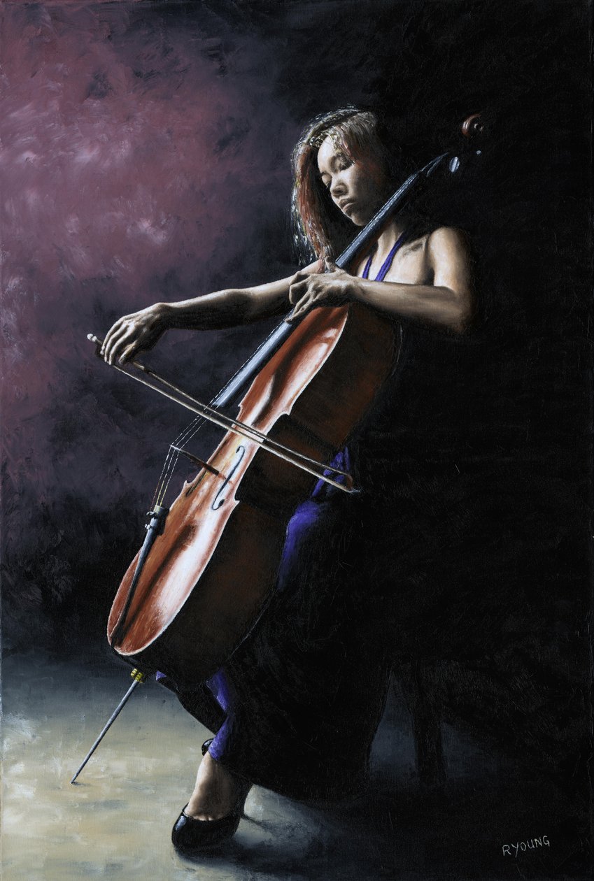 Emotionell cellist av Richard Young