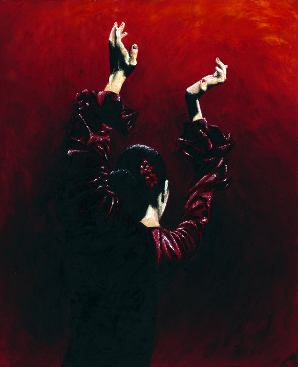 Flamenco eld av Richard Young