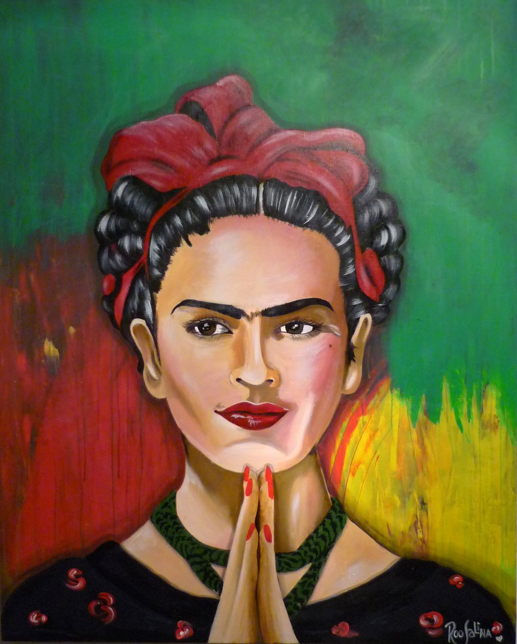 Frida Kahlo variant VIVA av Roosalina