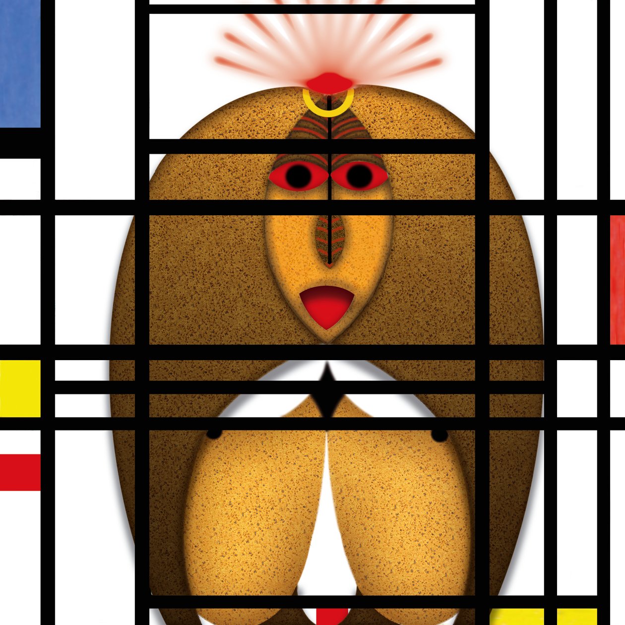 Animal Rationale (III) - Hyllning till Piet Mondrian av Alexander Eibach