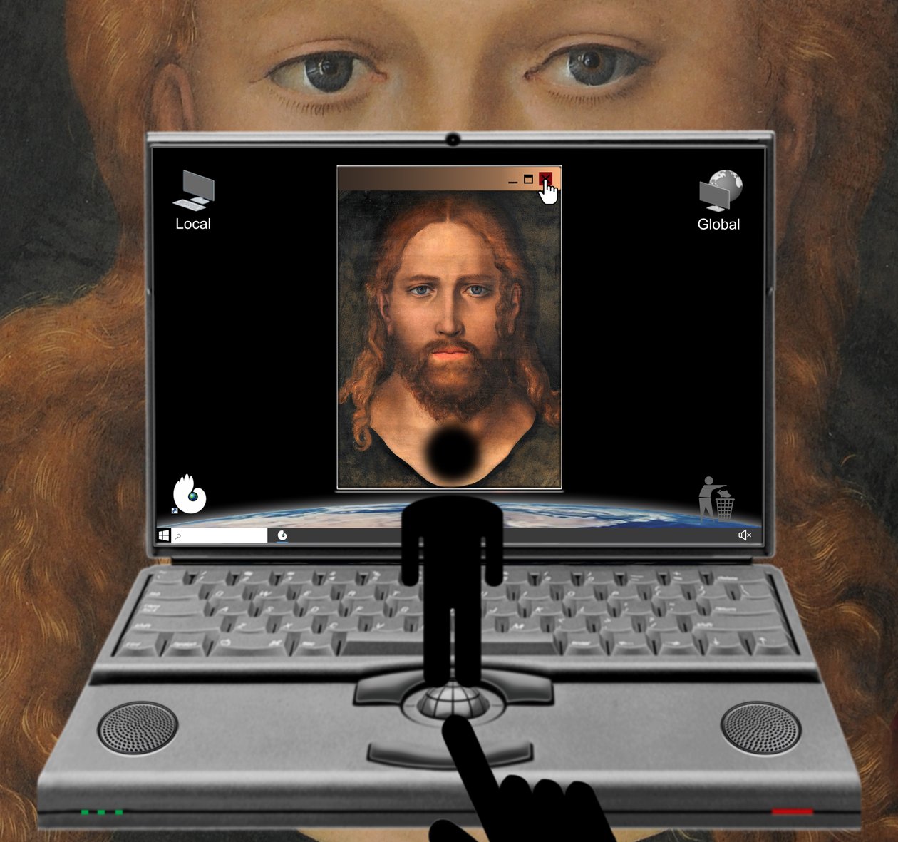 Alt + F4 (II) (från serien: Windows) av Alexander Eibach