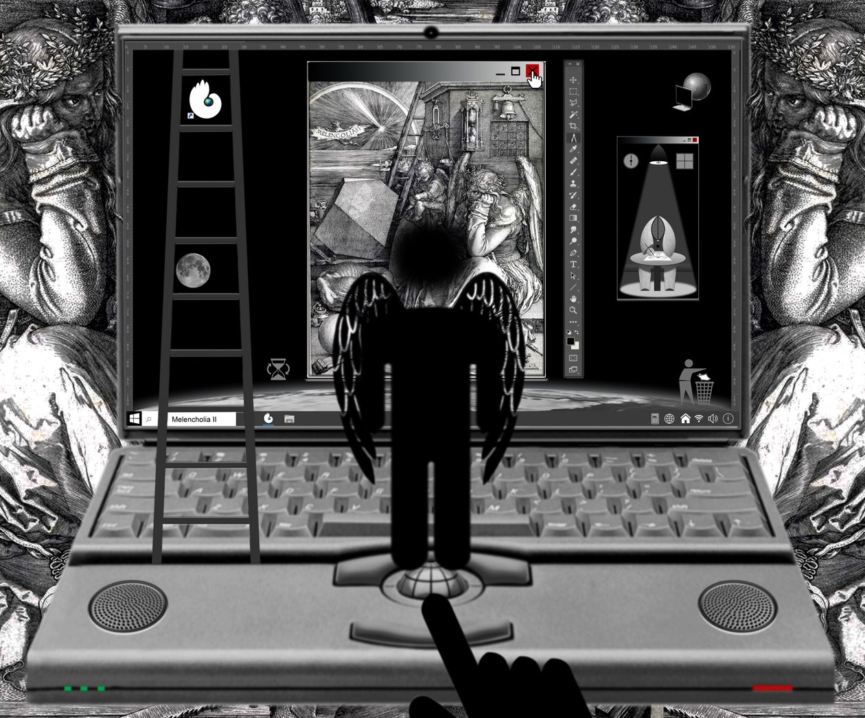 Melancholia II (från serien: Windows) av Alexander Eibach