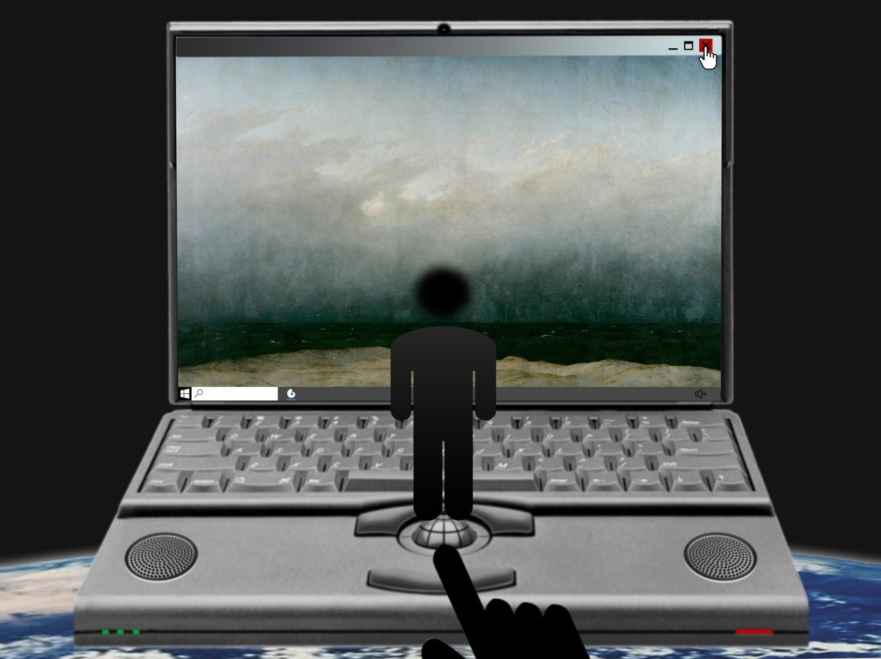 Utsikten in i bilden (från serien: Windows) av Alexander Eibach