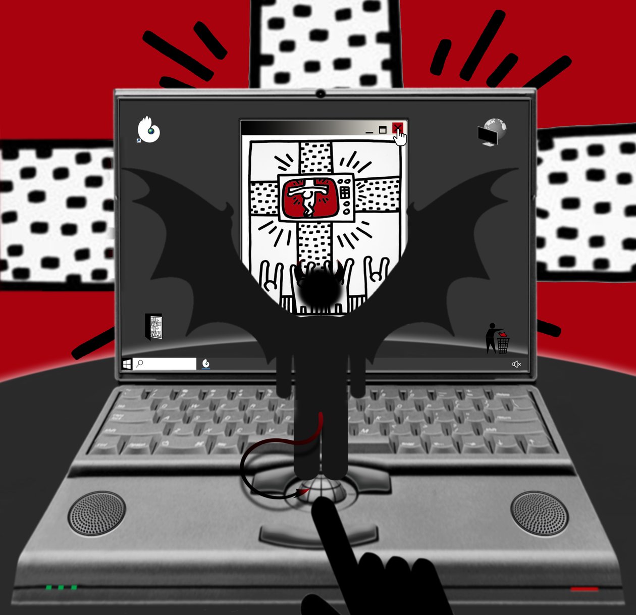 Antikrist (III) (från serien: Windows) av Alexander Eibach