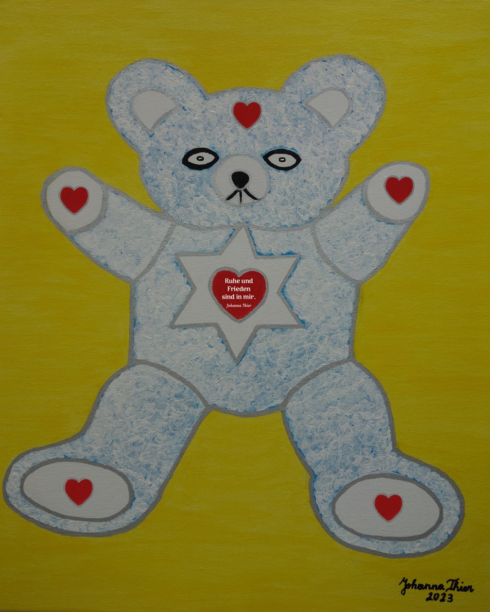 Rosental Peace Teddy av Johanna Thier
