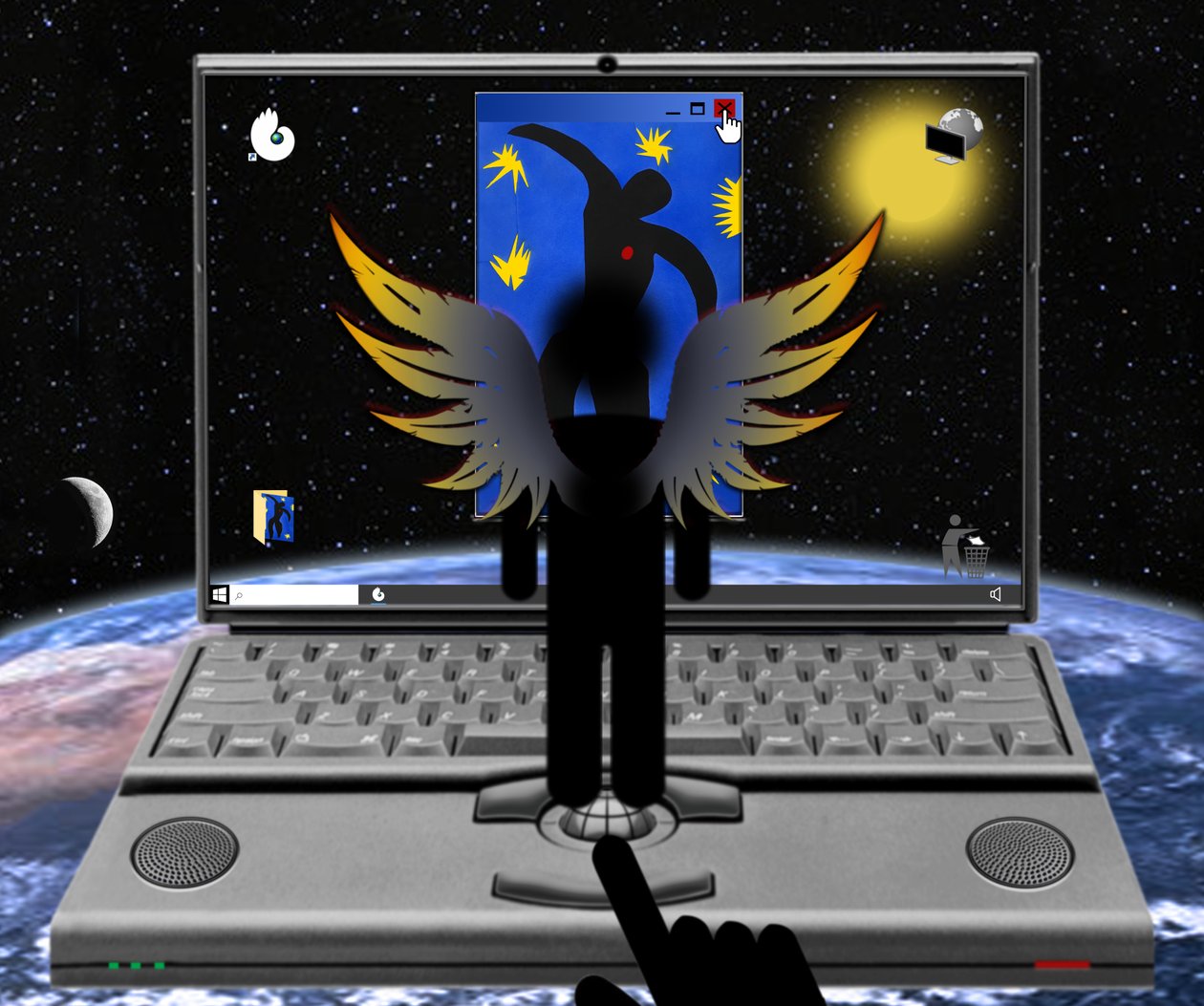 Icarus (III) (från serien: Windows) av Alexander Eibach
