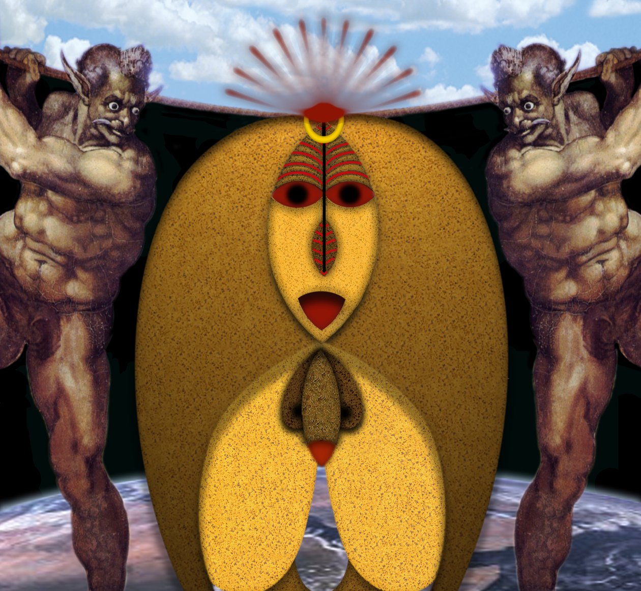 Schwierige Überfahrt (II) (aus der Serie Anima Dannata) av Alexander Eibach