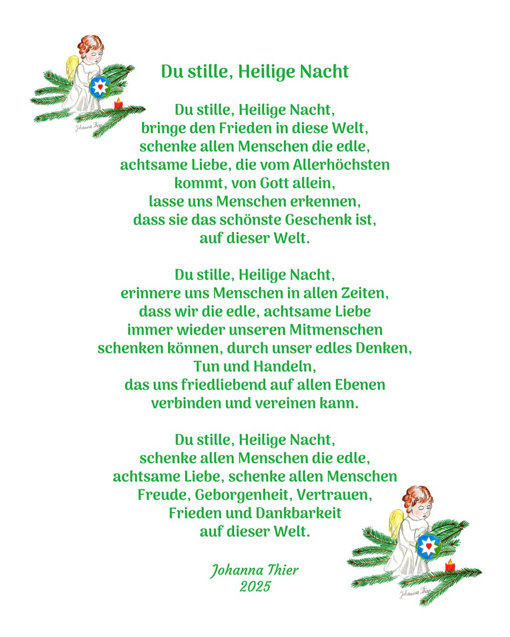 Tyst, helig natt av Johanna Thier