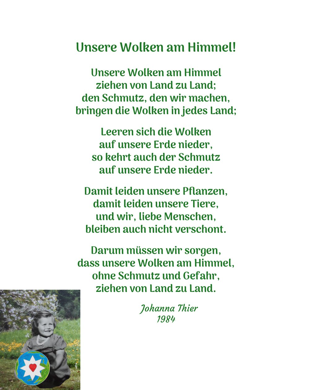 Våra moln på himlen – version 2 av Johanna Thier