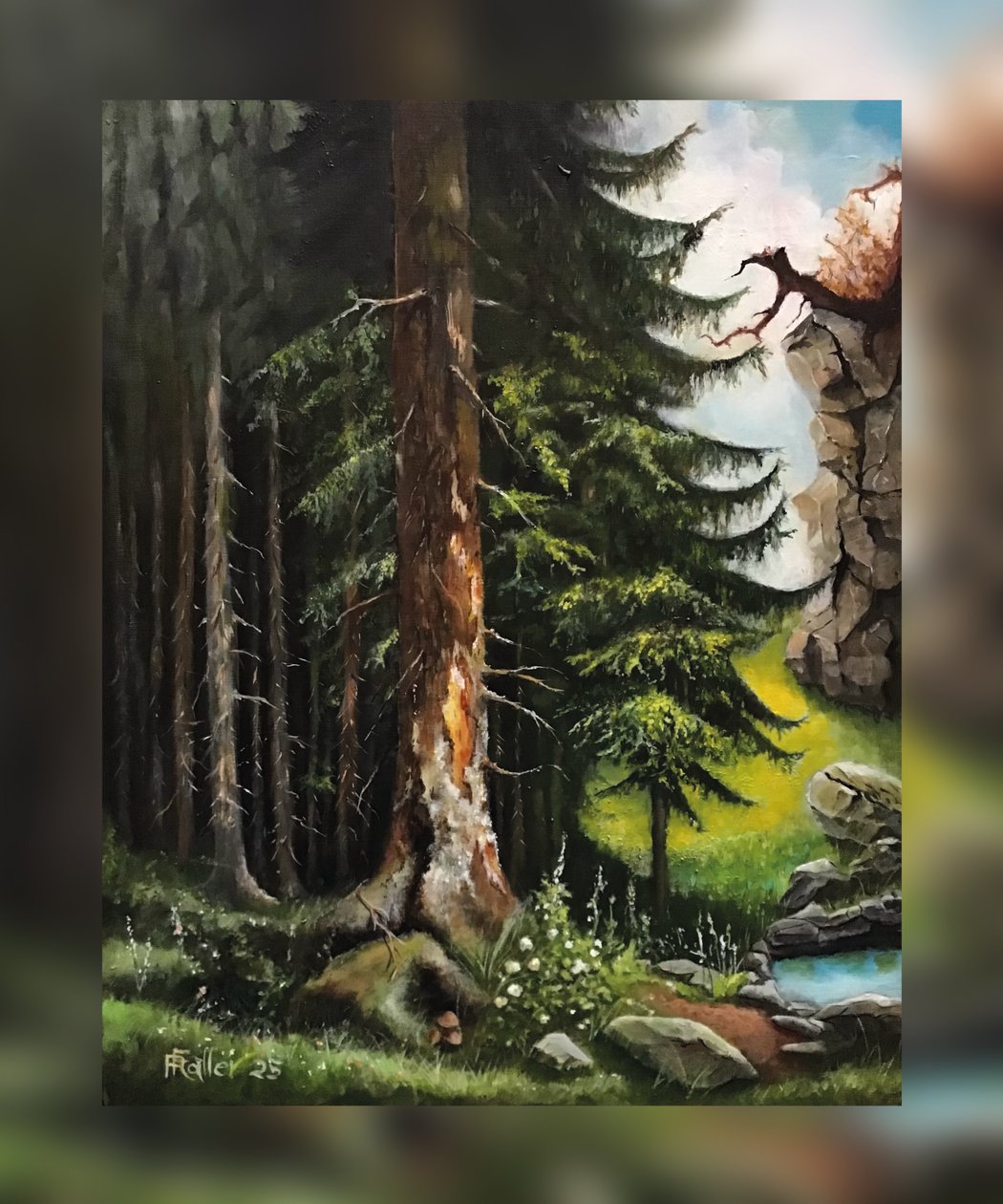 Glänta i den djupa skogen av Faller Rüdiger - Tician