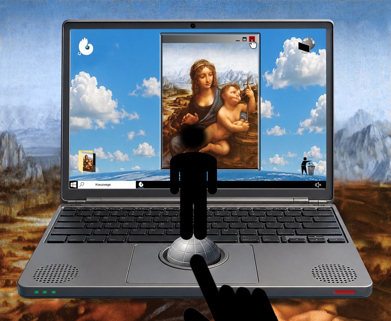 Kreuzwege (I) (aus der Serie WINDOWS) av Alexander Eibach