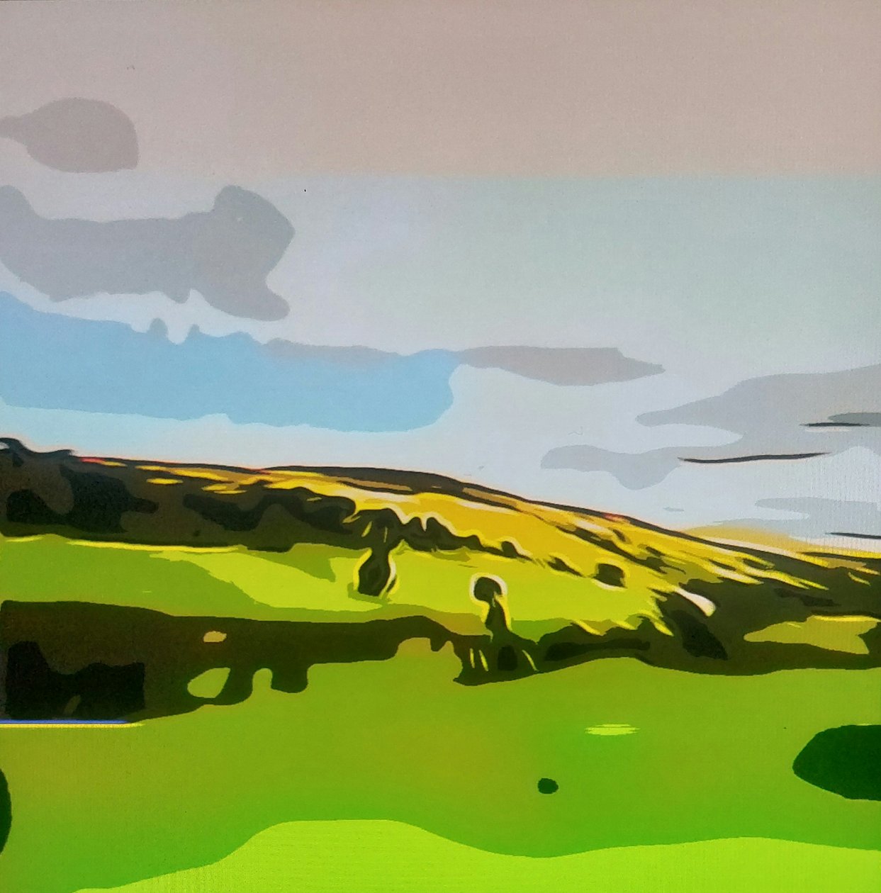 Digitale Landschaft 01 av M. Vet
