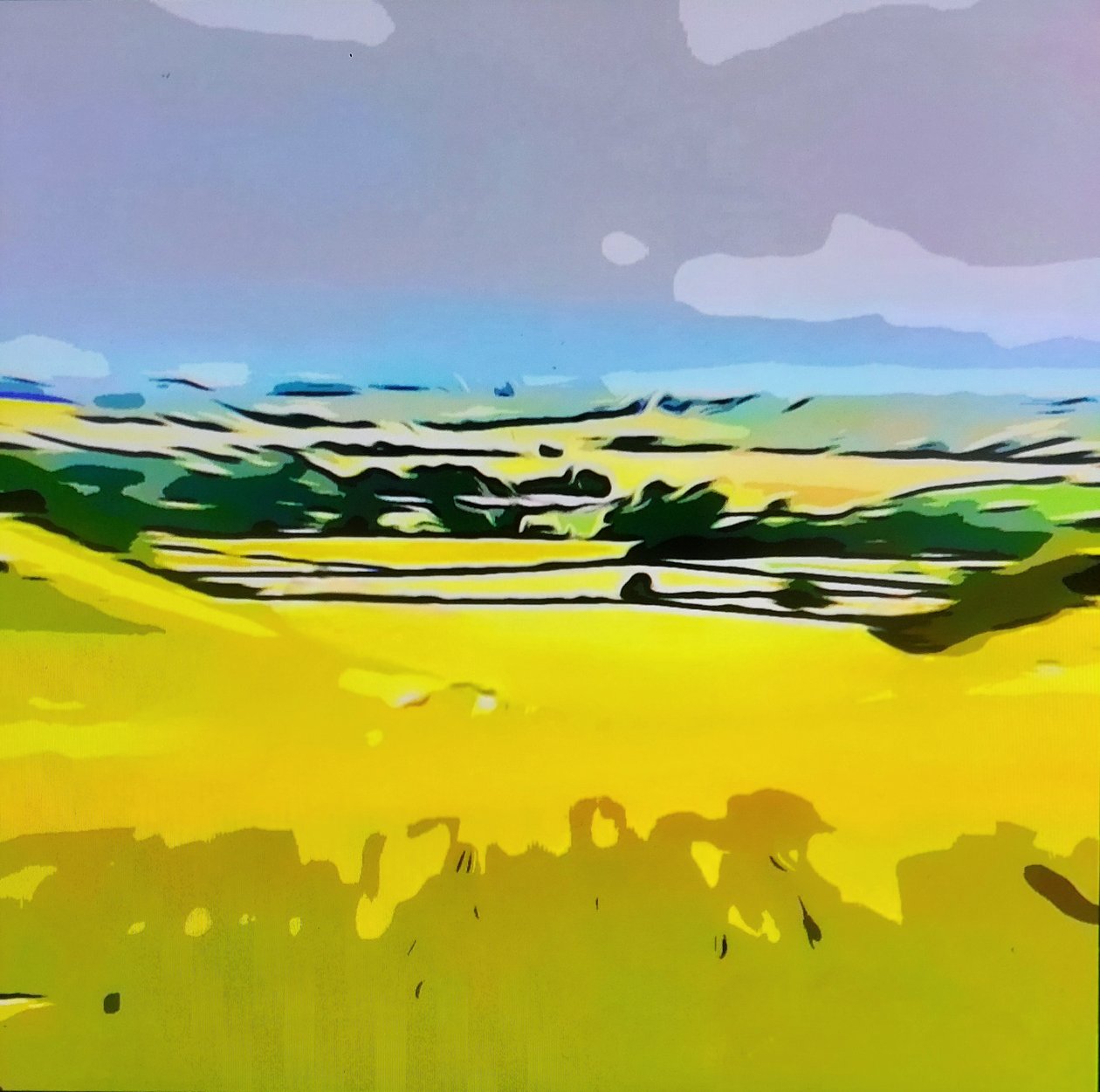 Digitale Landschaft 06 av M. Vet