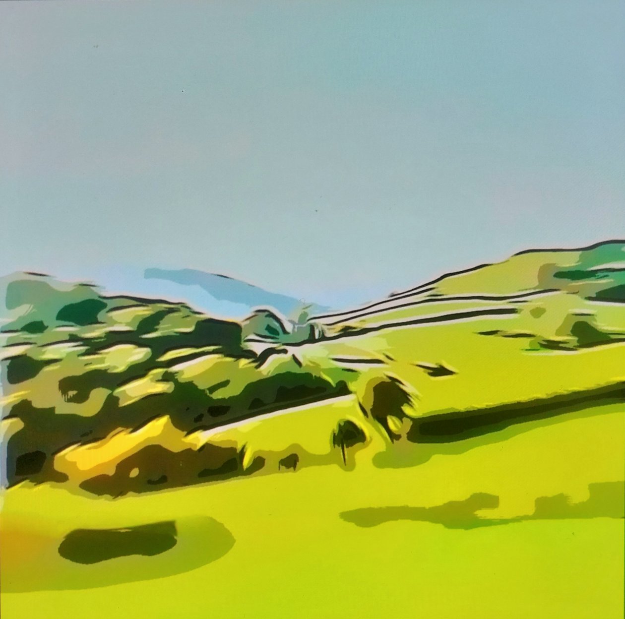 Digitale Landschaft 07 av M. Vet