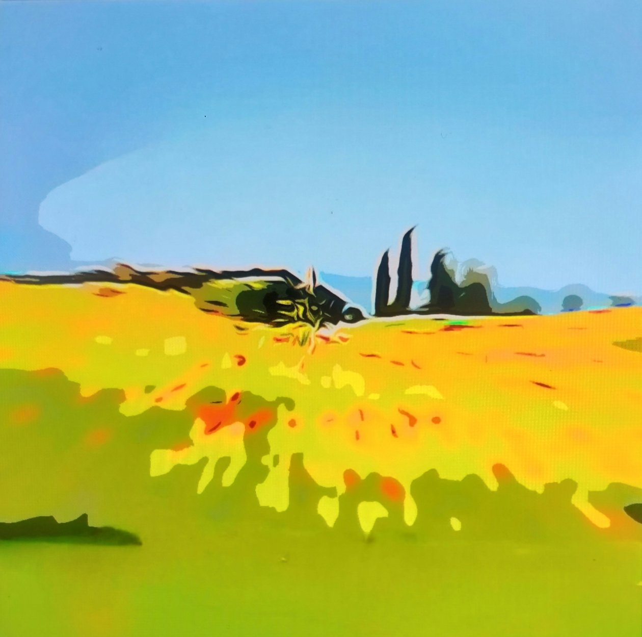 Digitale Landschaft 10 av M. Vet