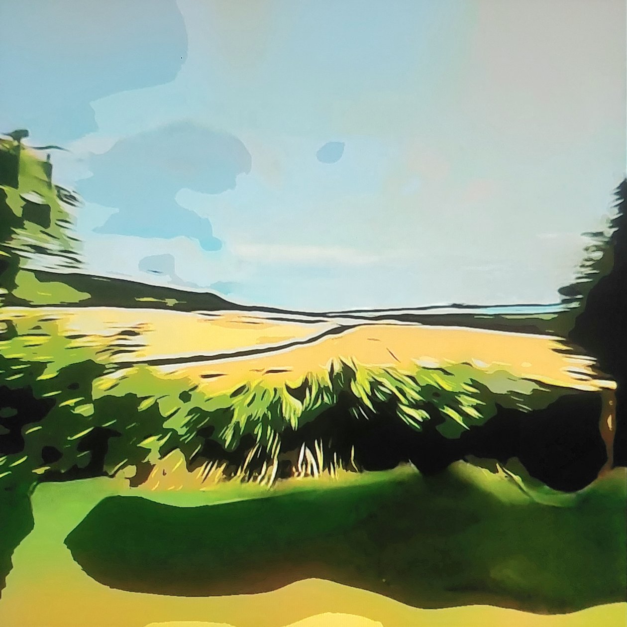 Digitale Landschaft 19 av M. Vet