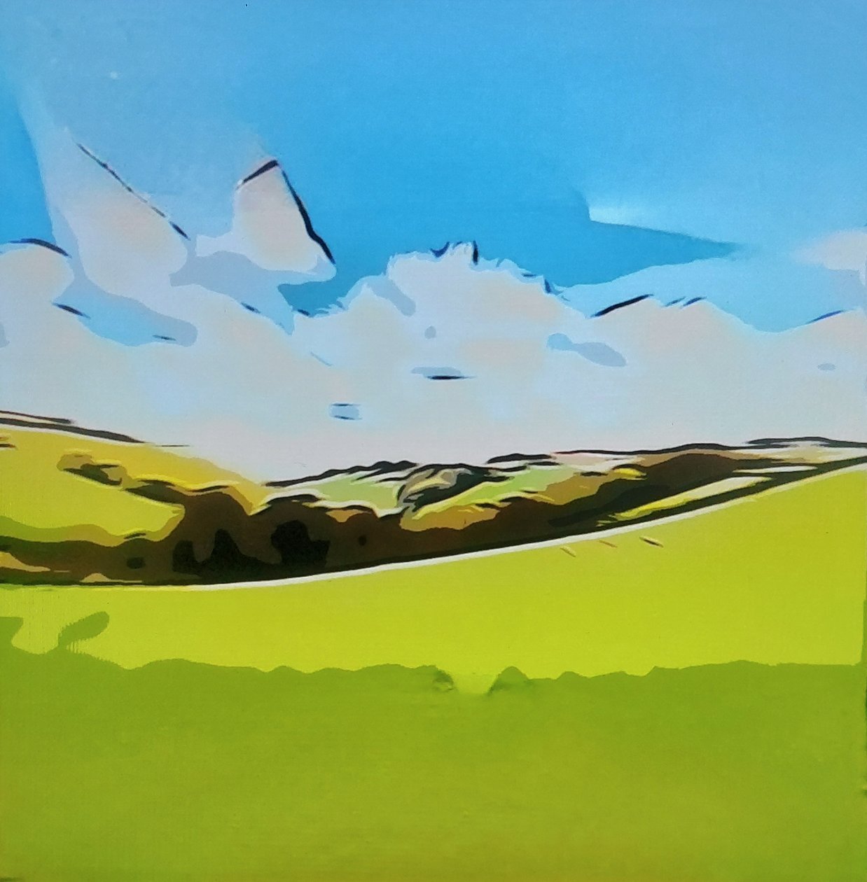 Digitale Landschaft 23 av M. Vet