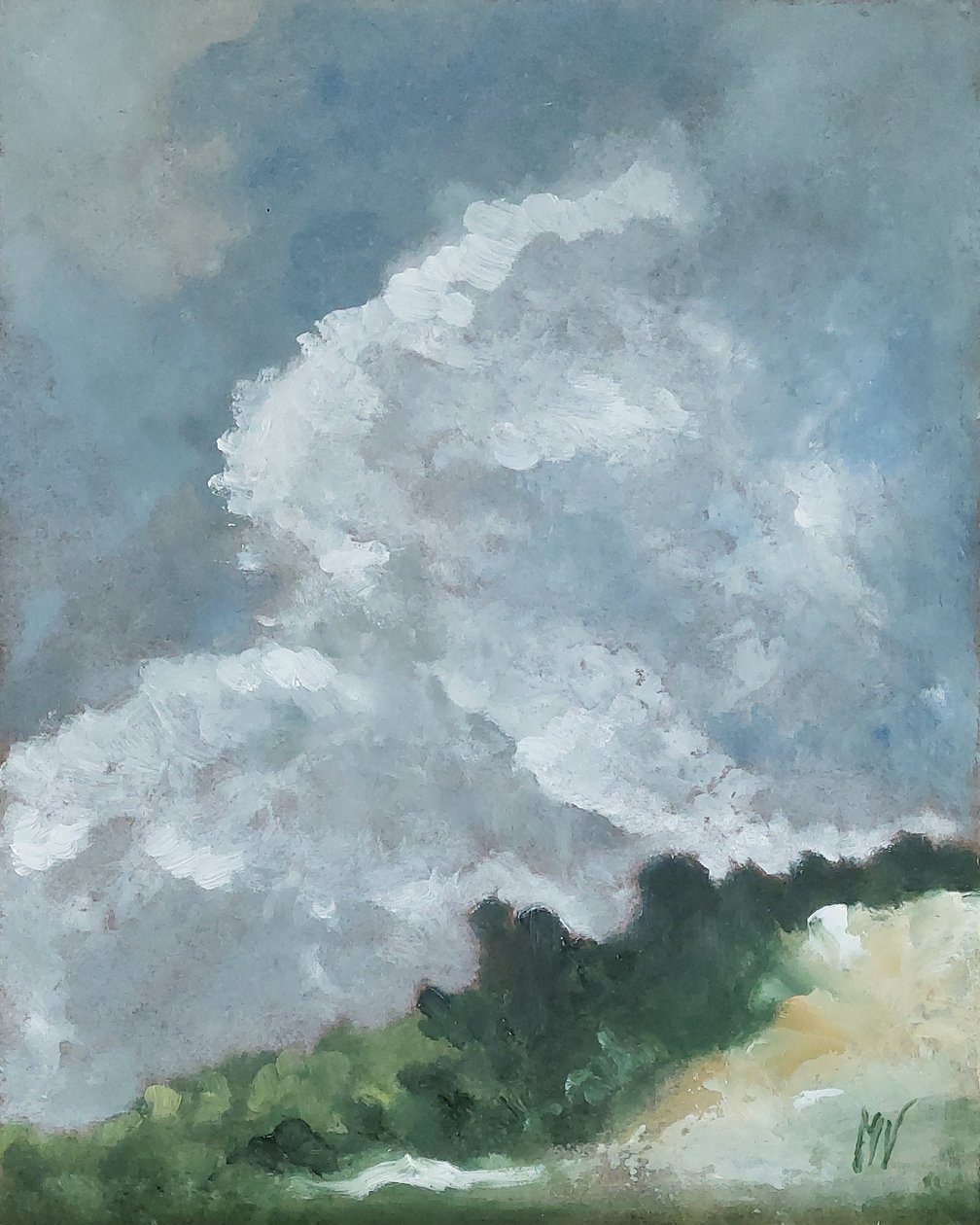 Wolken darüber av M. Vet