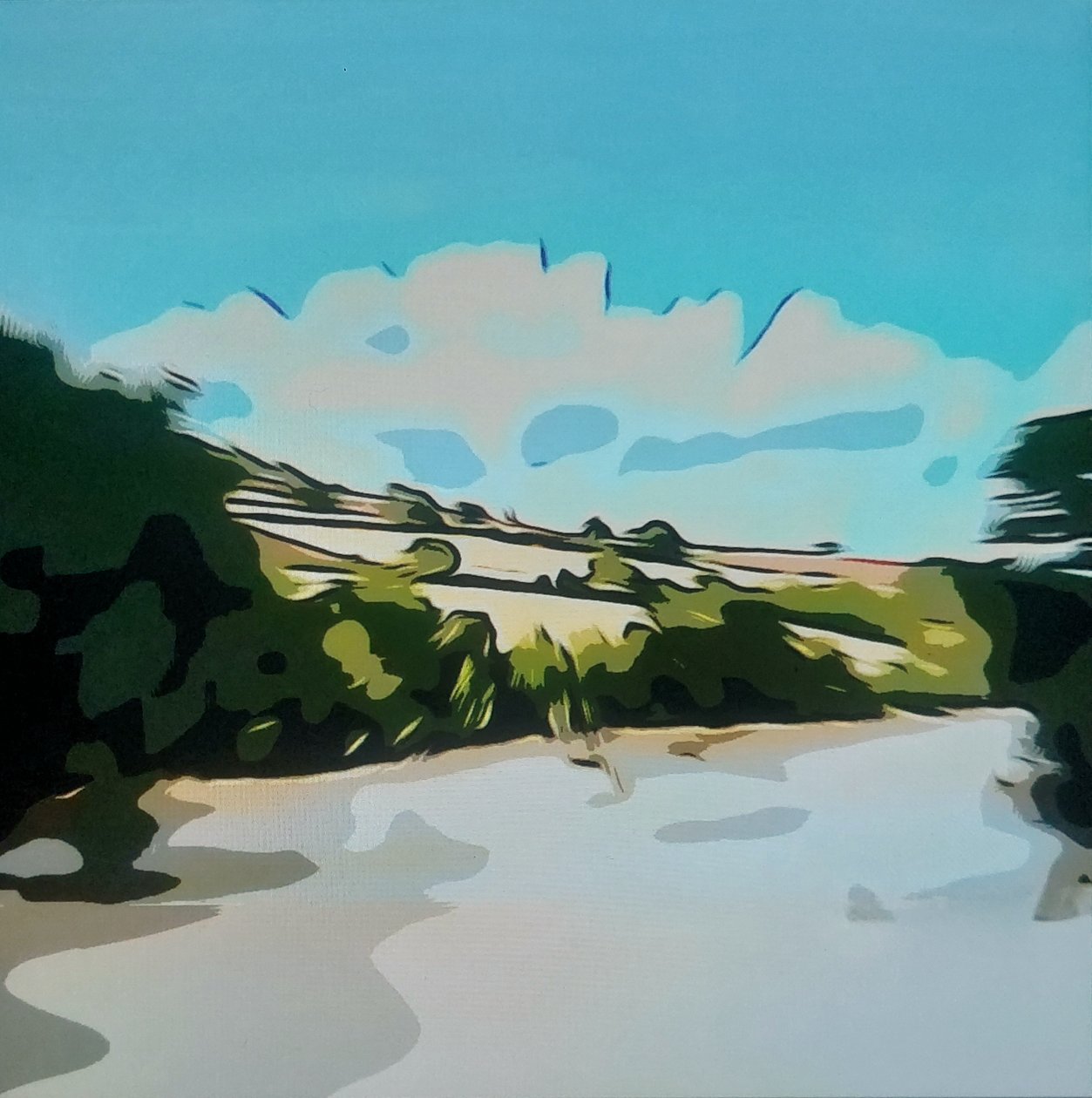 Digitale Landschaft 26 av M. Vet