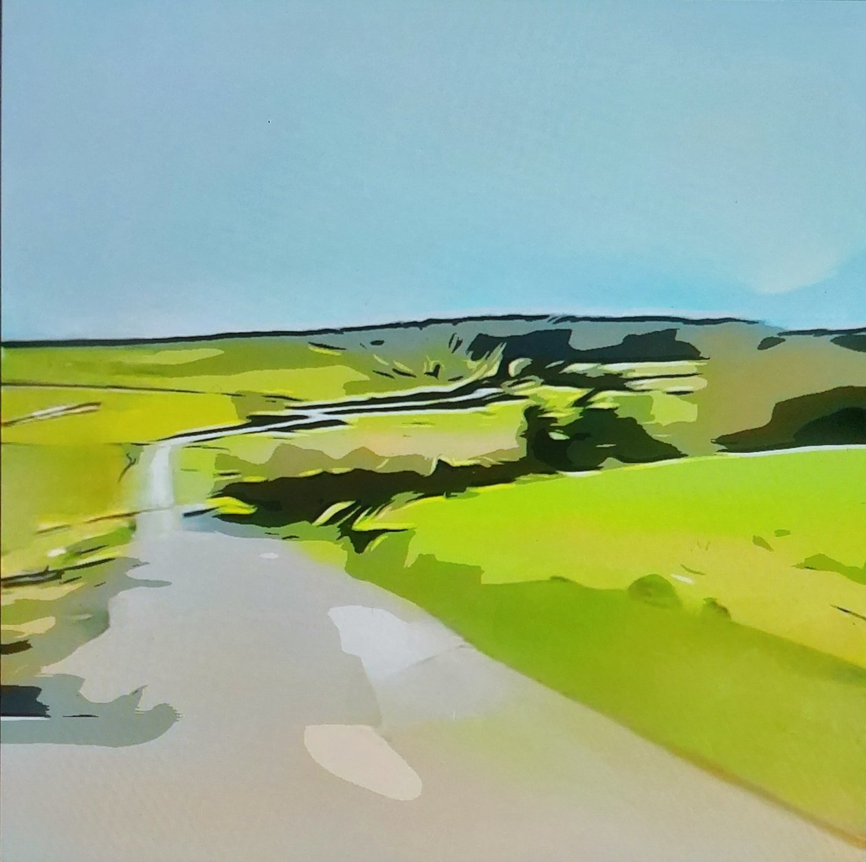 Digitale Landschaft 31 av M. Vet