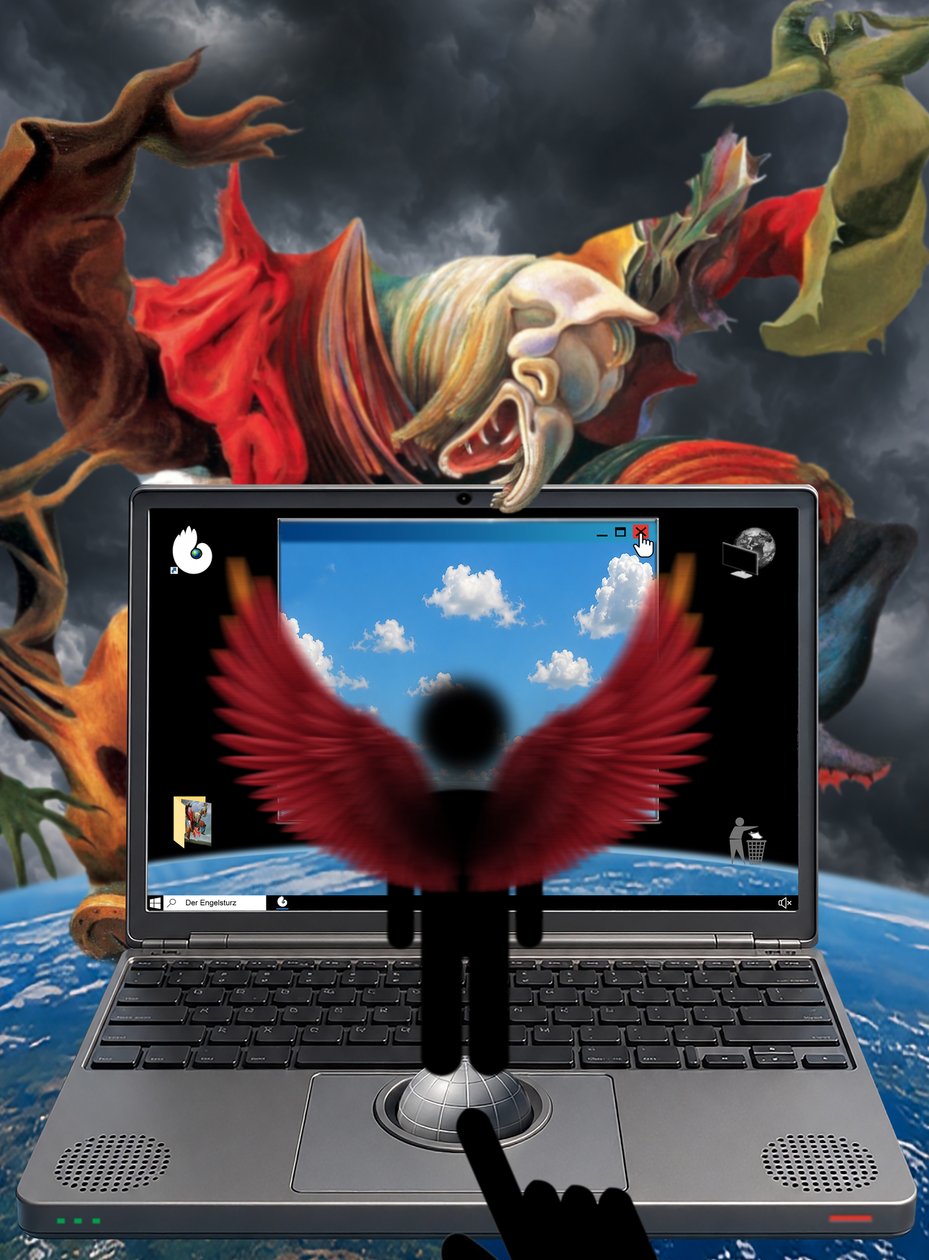 Engelssturz (aus der Serie WINDOWS) av Alexander Eibach