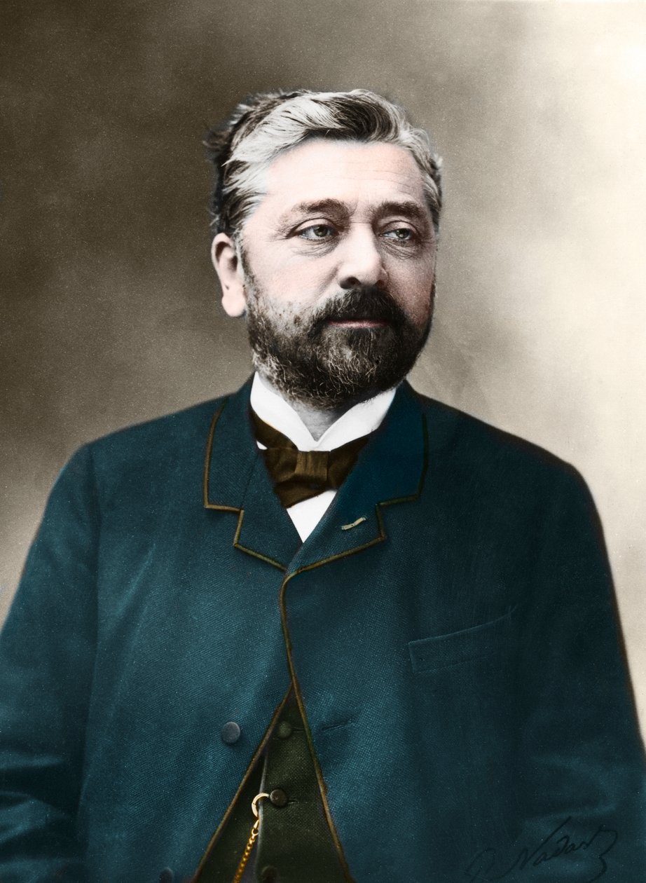 Porträtt av Gustav Eiffel (1823-1923) fransk ingenjör. av Nadar