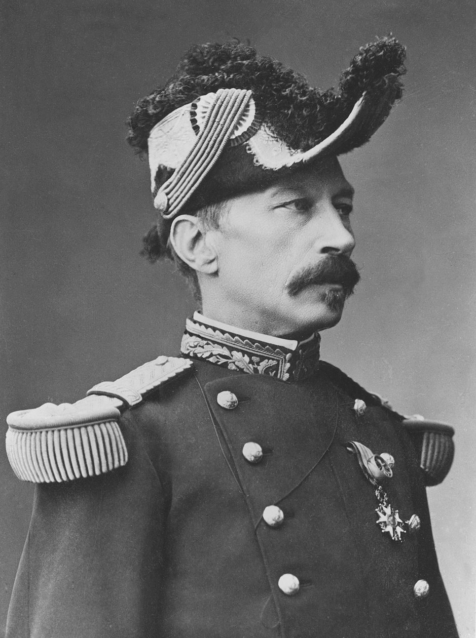 Porträtt av general Louis André, ca 1880 av A. Gerschel