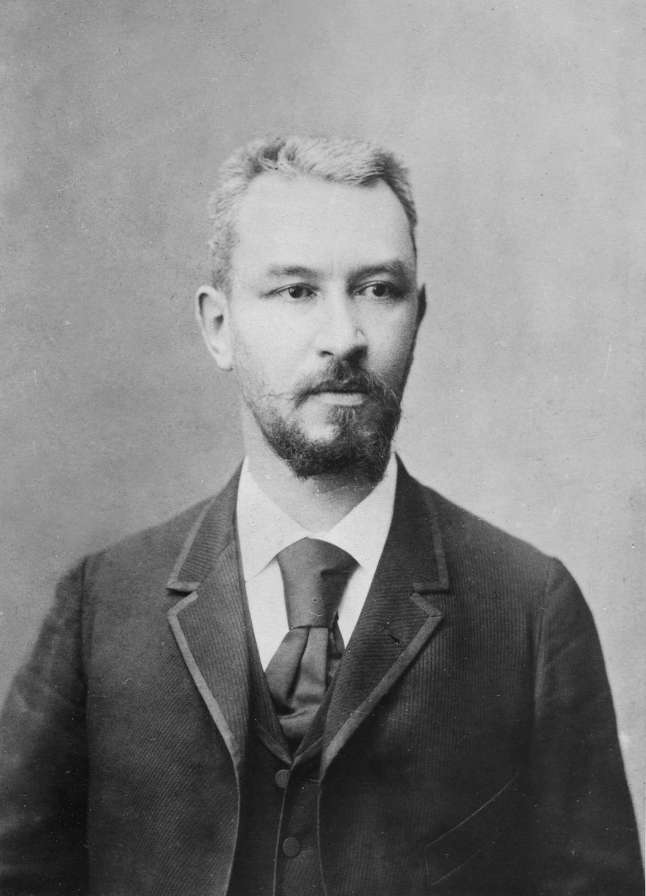 Porträtt av Paul Girard, ca 1880 av A. Gerschel
