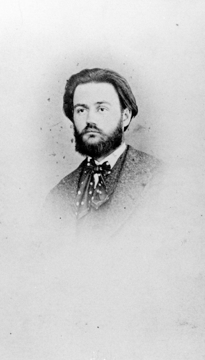 Emile Zola (1840-1902) 25 år, c.1865 av A. Pinsard