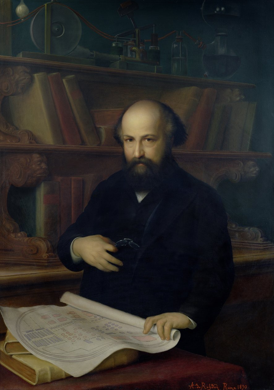 Ludwig Mond (1839-1909) 1890 av A. Rohden