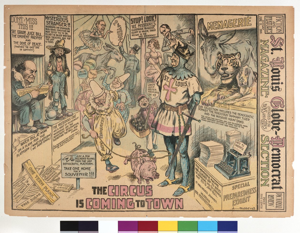 The Circus is Coming to Town. av A. Russell