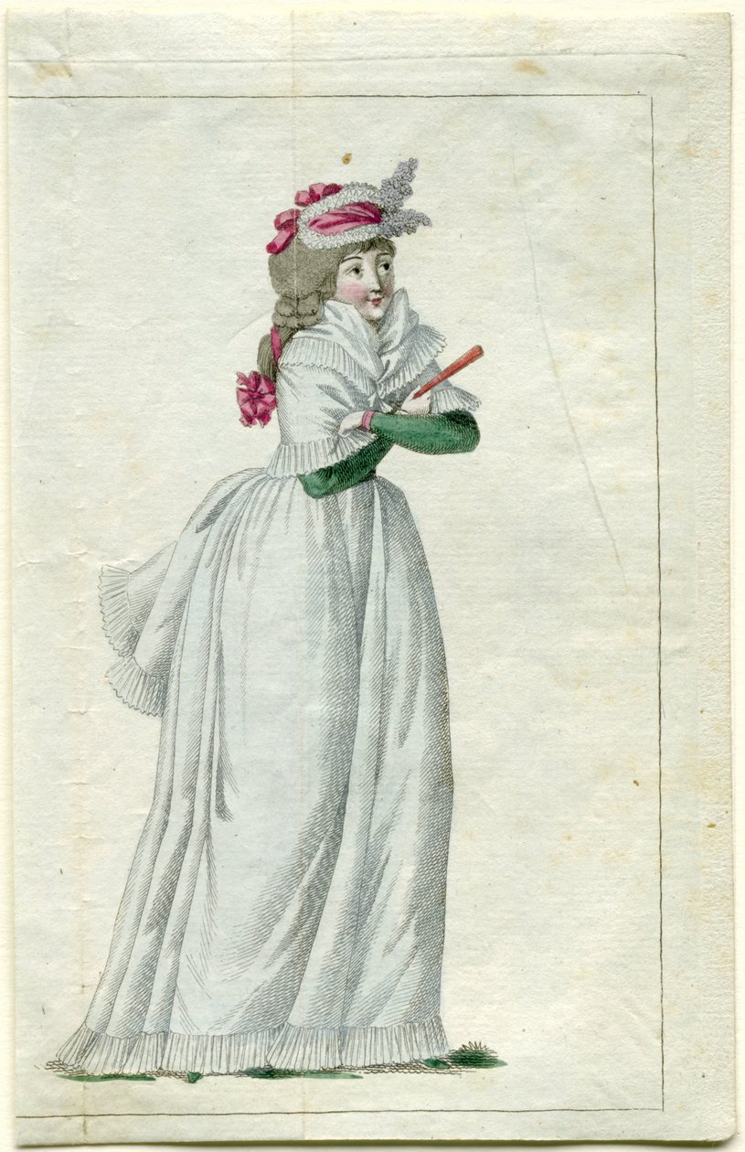 Journal of Fashion and Taste, 20 juli 1792, 15:e anteckningsbok, pl. 2 av A.B. Duhamel (possibly)