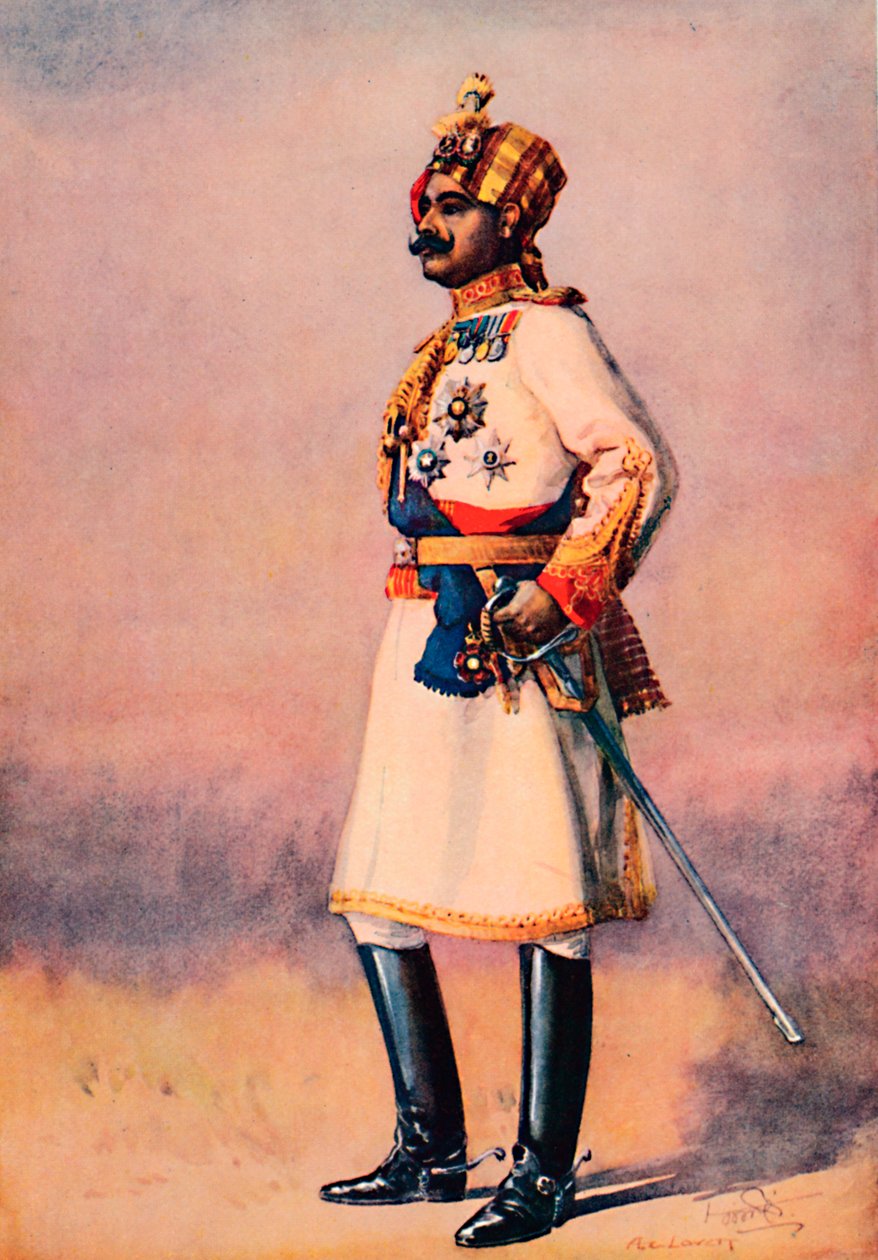 "En indisk Maharaja", 1913 av AC Lovett