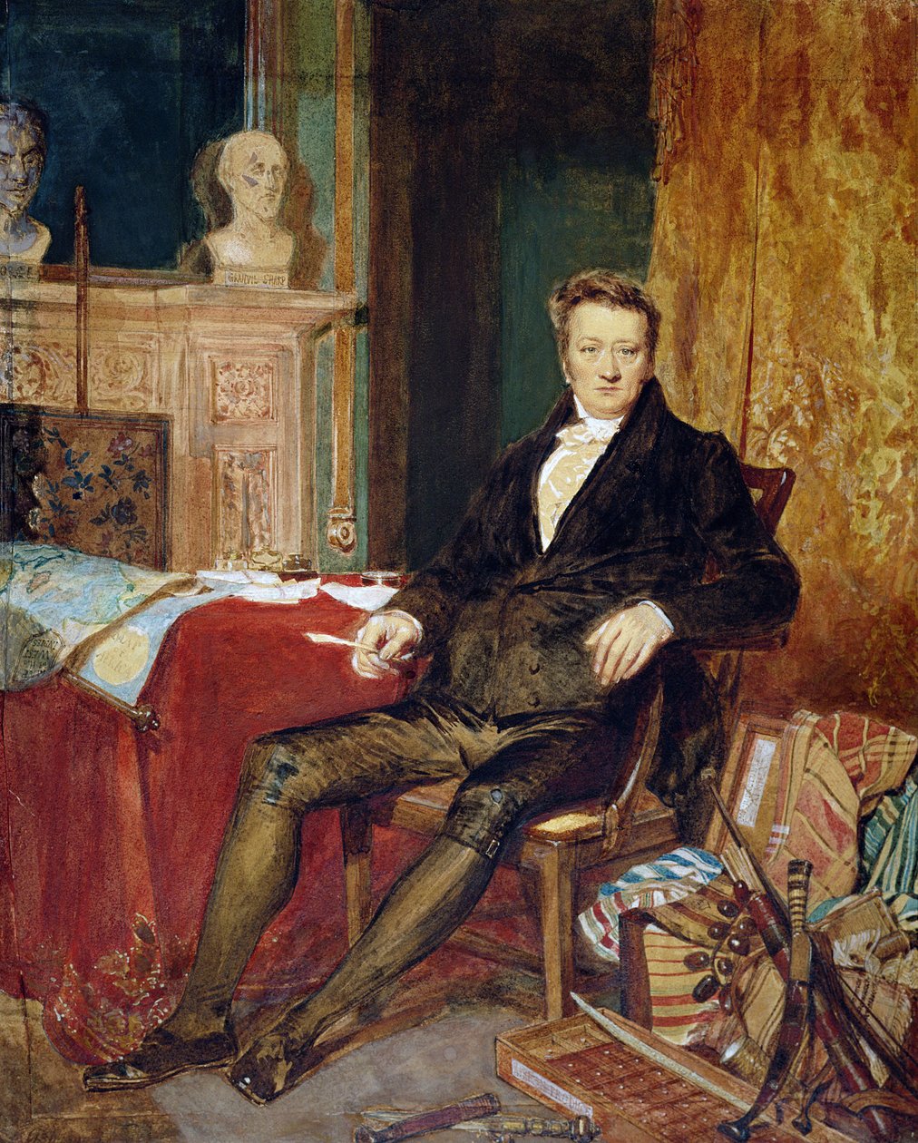 Porträtt av Thomas Clarkson (1760-1846) (olja på duk) av A.E. Chalons