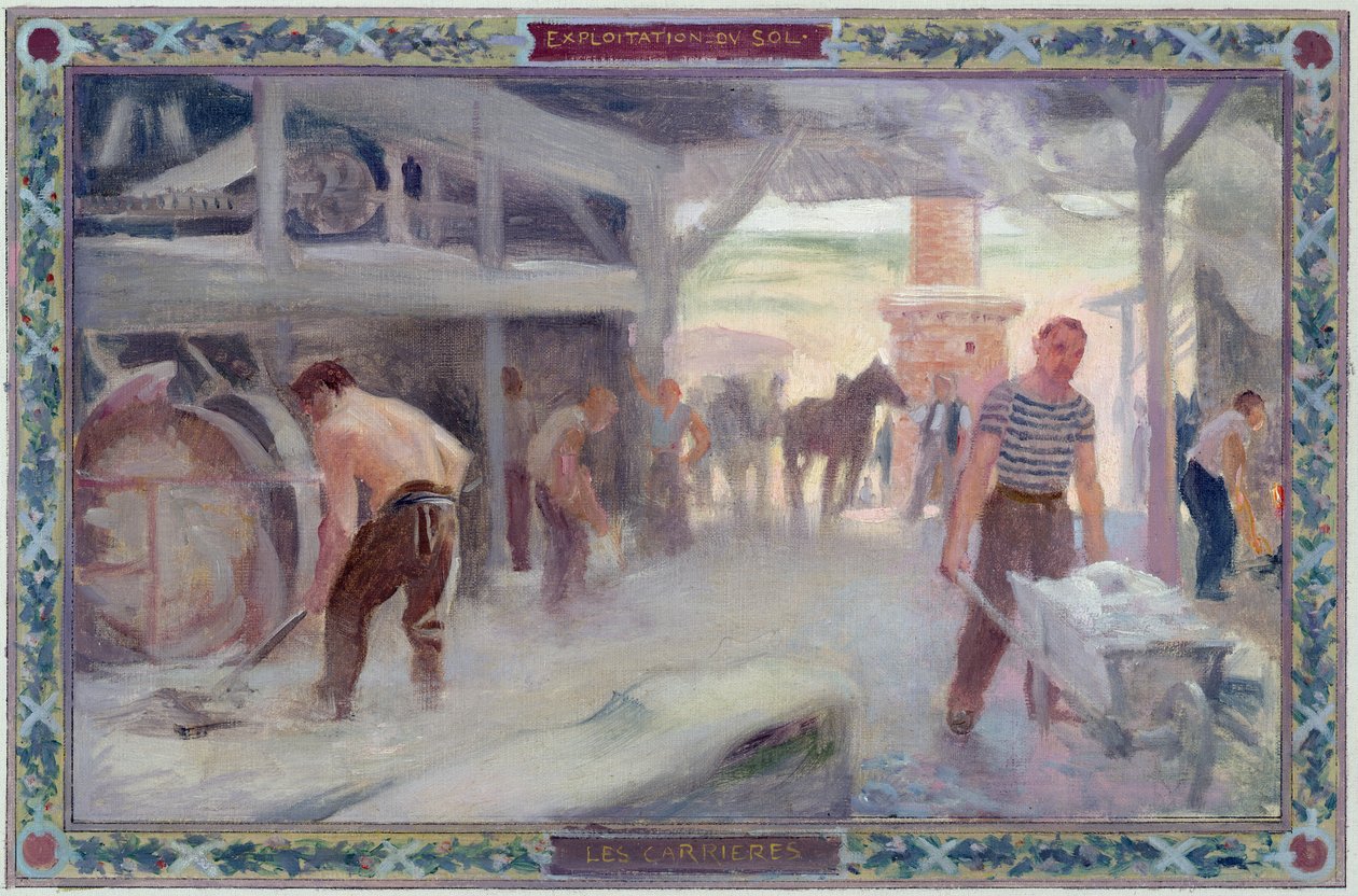 Användning av solen: transportörerna, 1892 av A.F. and Bonnencontre Gorguet